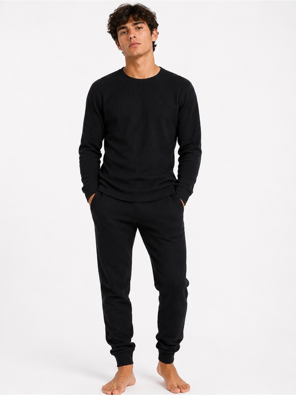 Black Crewneck Sweater - Classic Everyday Knit Size 18